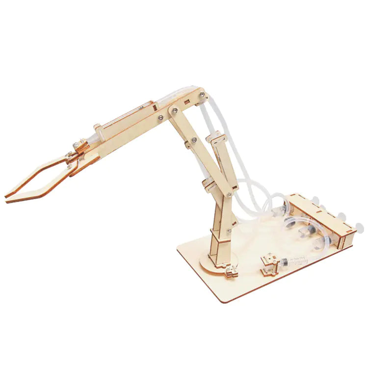 DIY Hydraulic Robot Arm Kit for Kids – Build Your Own Mechanical Claw | STEM Science Engineering Toy | No Batteries Required (Ages 8-14)