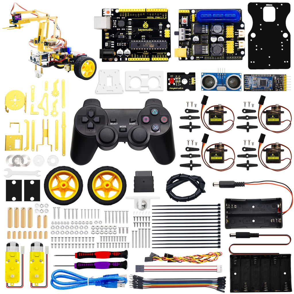 Mechanical Arm Robot Car Learning Starter Kit