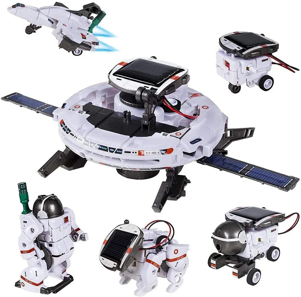 6-in-1 Educational Solar Space Fleet Building Kit