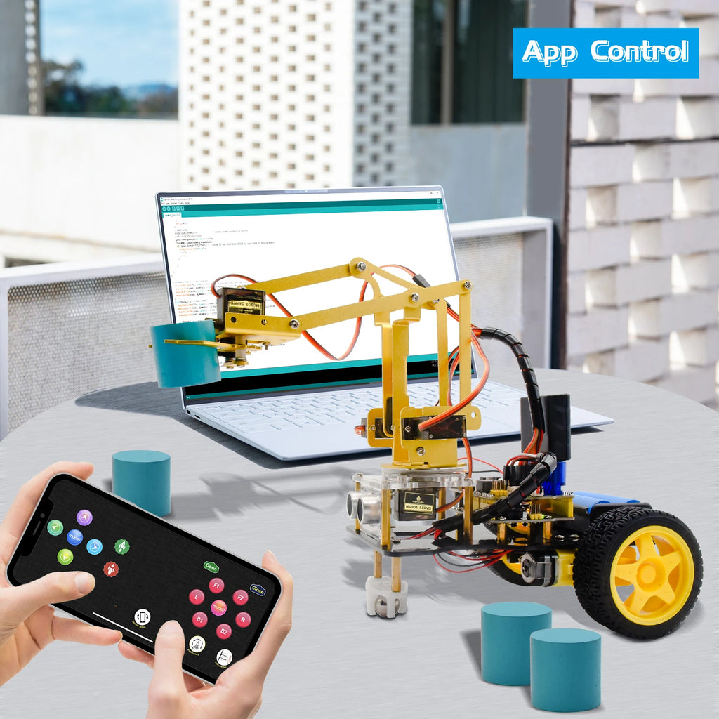 Mechanical Arm Robot Car Learning Starter Kit