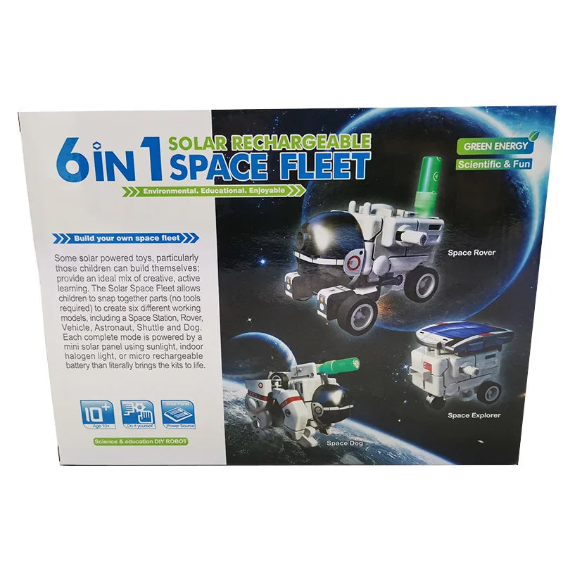 6-in-1 Educational Solar Space Fleet Building Kit