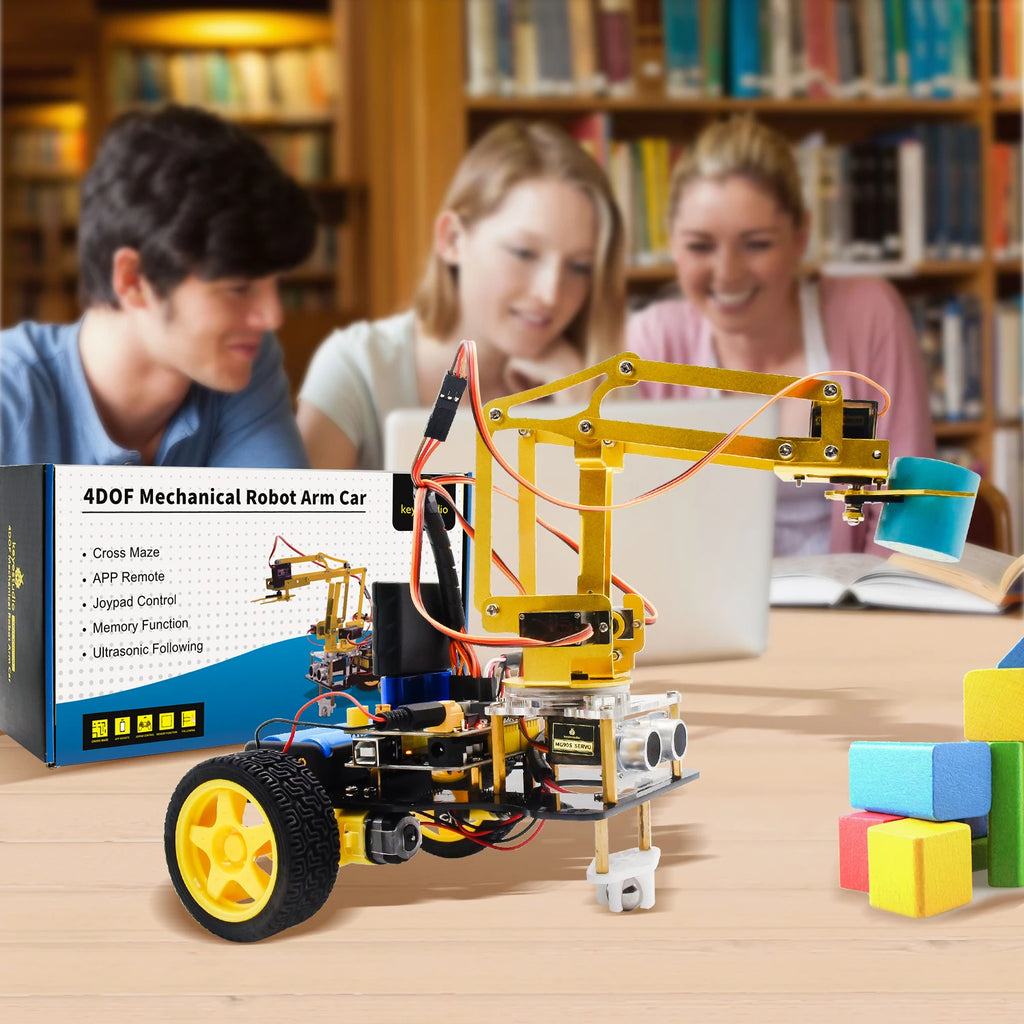 Mechanical Arm Robot Car Learning Starter Kit