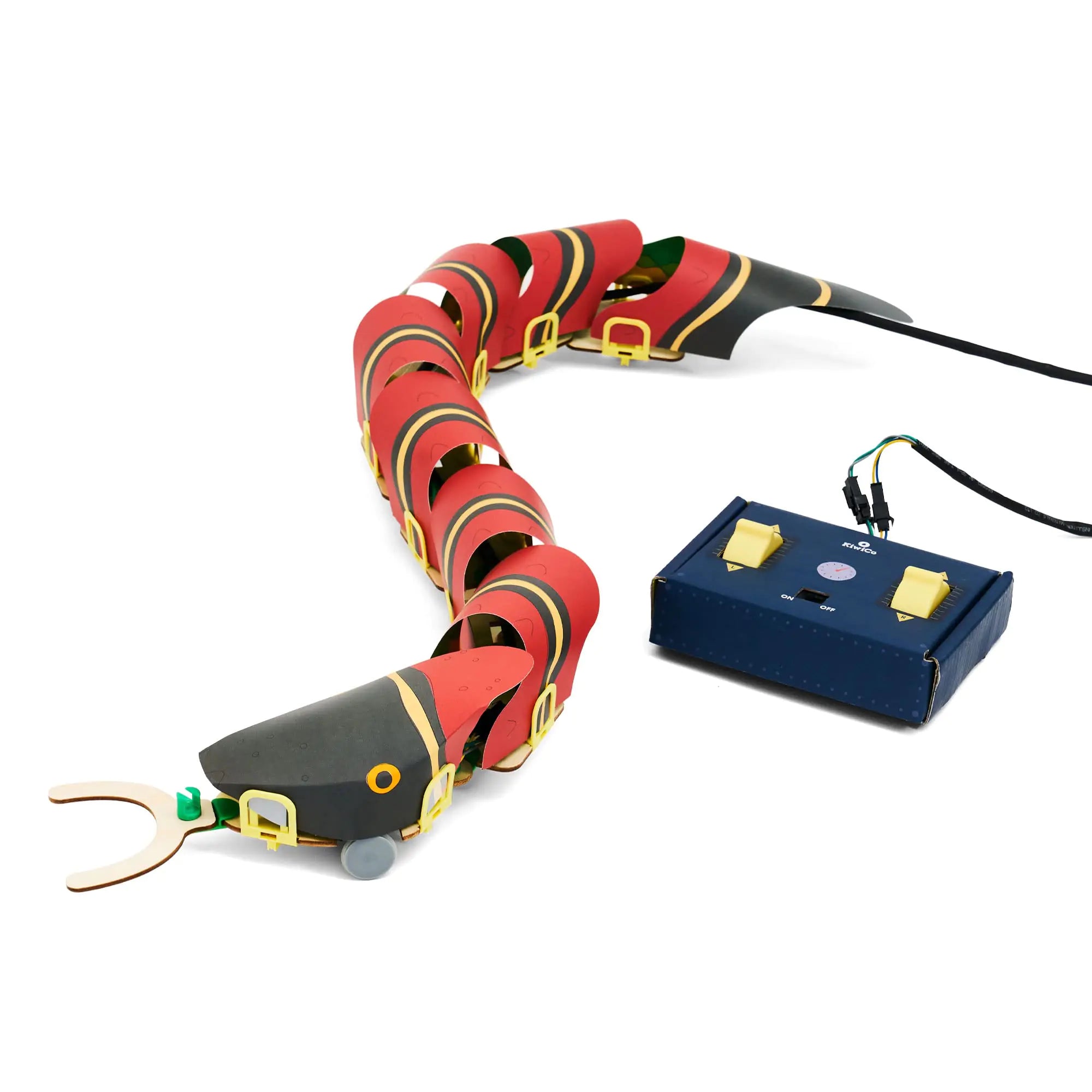 Remote Controlled Snake Robot – DIY Robotics & STEM Building Kit for Kids – Learn Biomechanics & Circuitry (Ages 9+)