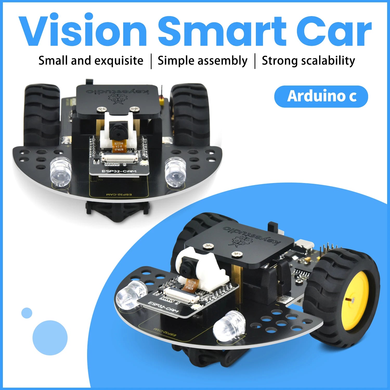 Smart Car Robot Kit with Video Cam