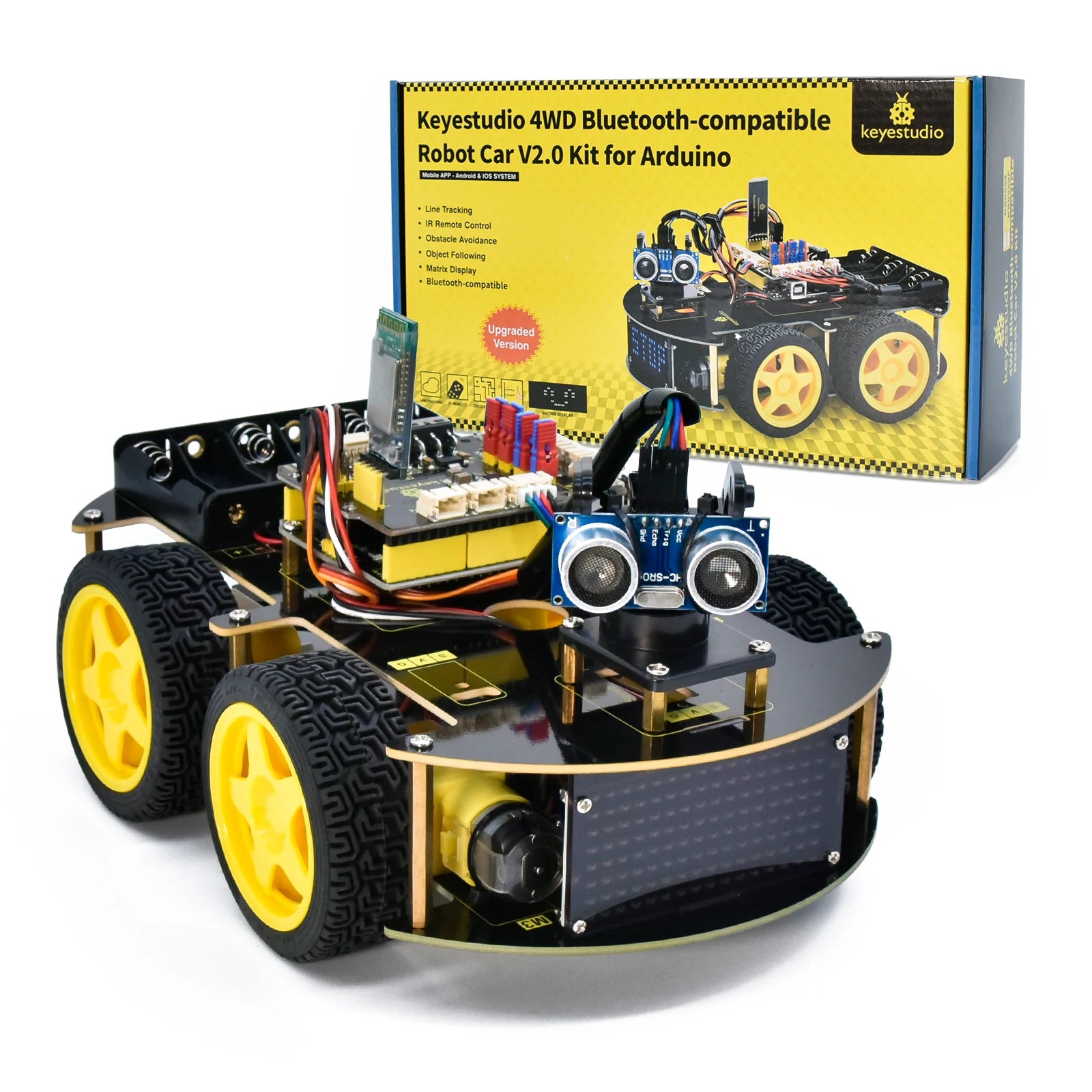 4WD Multi BT Robot Car Kit V2.0 (Upgraded Edition)
