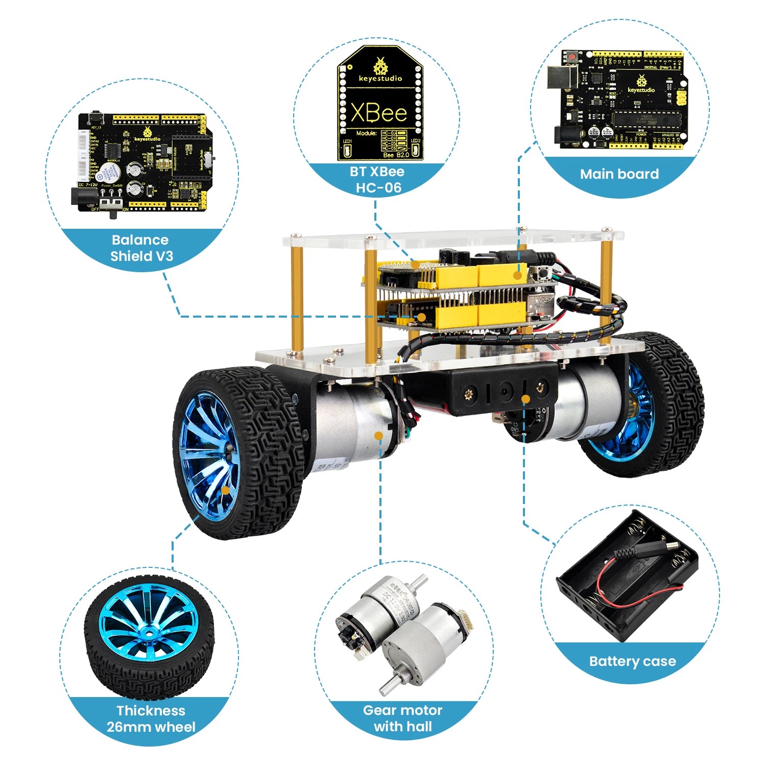 Self-Balancing Robot Car Kit