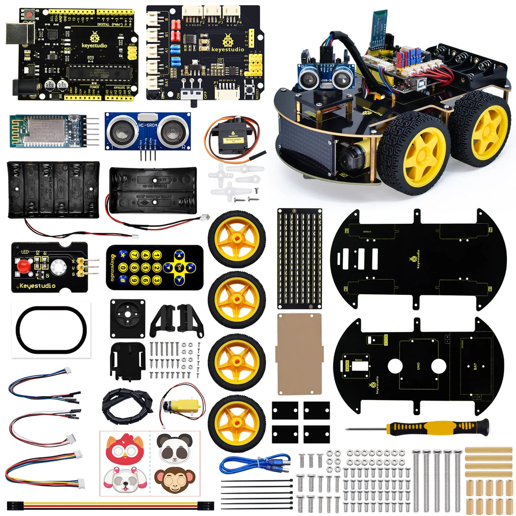 4WD Multi BT Robot Car Kit V2.0 (Upgraded Edition)
