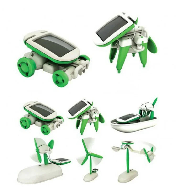 6-in-1 Educational Solar Robot & Vehicle Kit