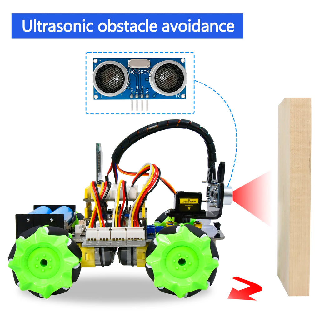 Mecanum Robot 4WD Car Kit for Arduino