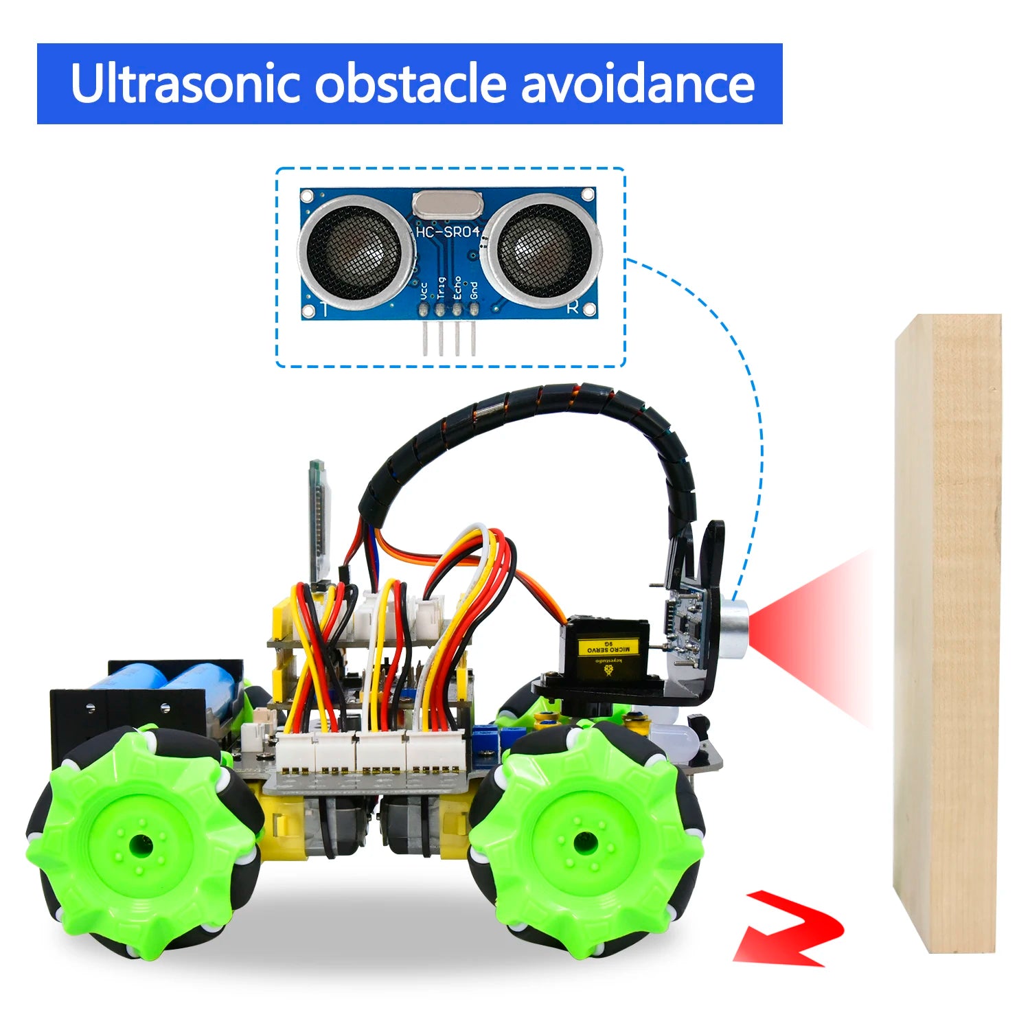 Mecanum Robot 4WD Car Kit for Arduino