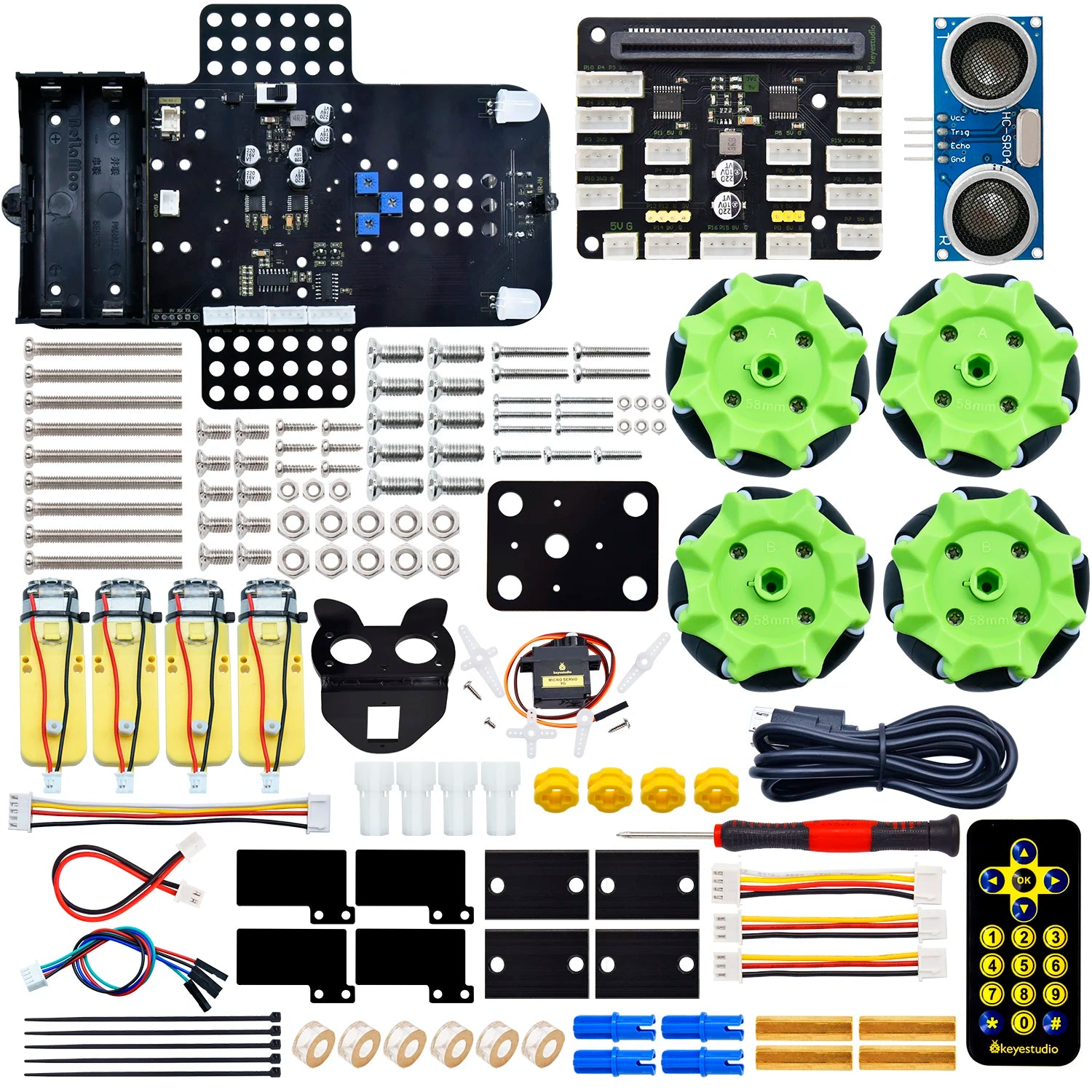 4WD Mecanum Robot Car Kit