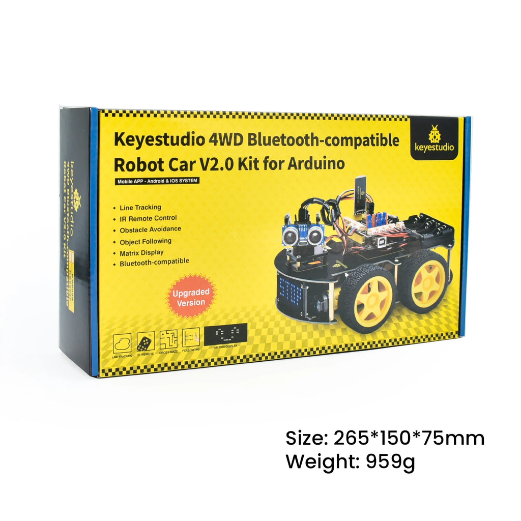 4WD Multi BT Robot Car Kit V2.0 (Upgraded Edition)