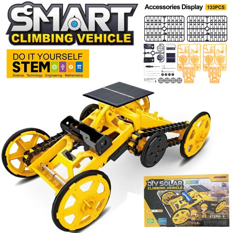 Electric 4WD Climbing Vehicle Kit - Solar & DIY