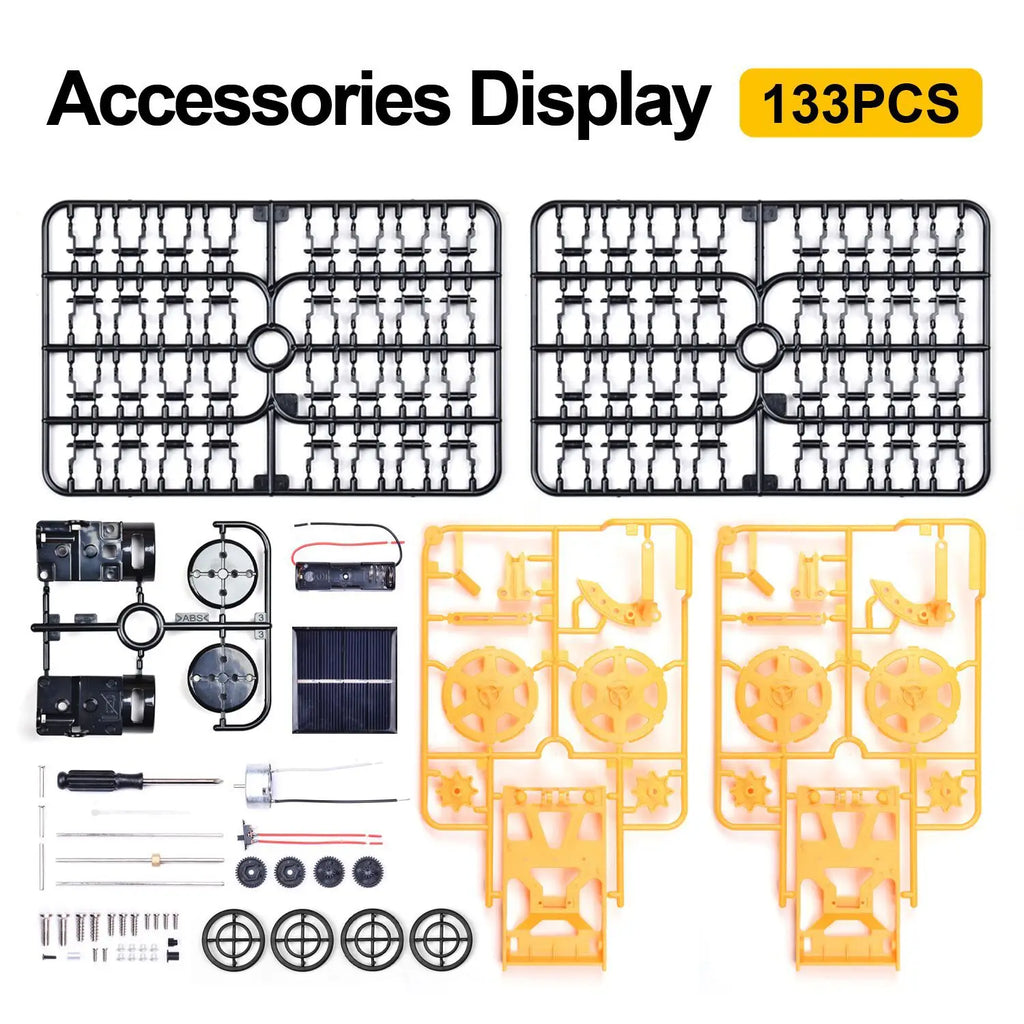 Electric 4WD Climbing Vehicle Kit - Solar & DIY