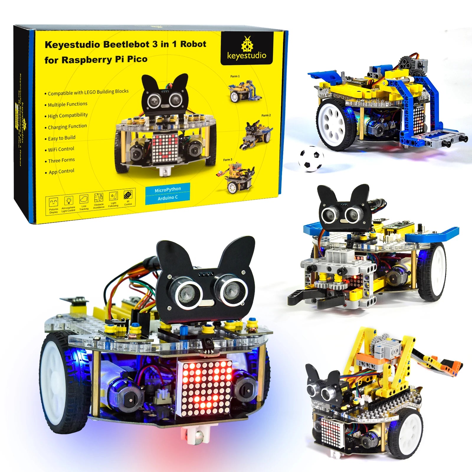 Beetlebot 3-in-1 STEM Robot Car Kit