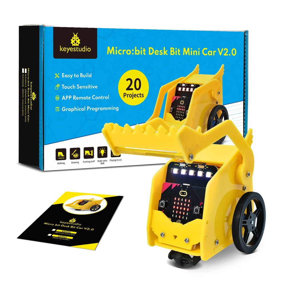 Small Robot Car with Graphical Programming