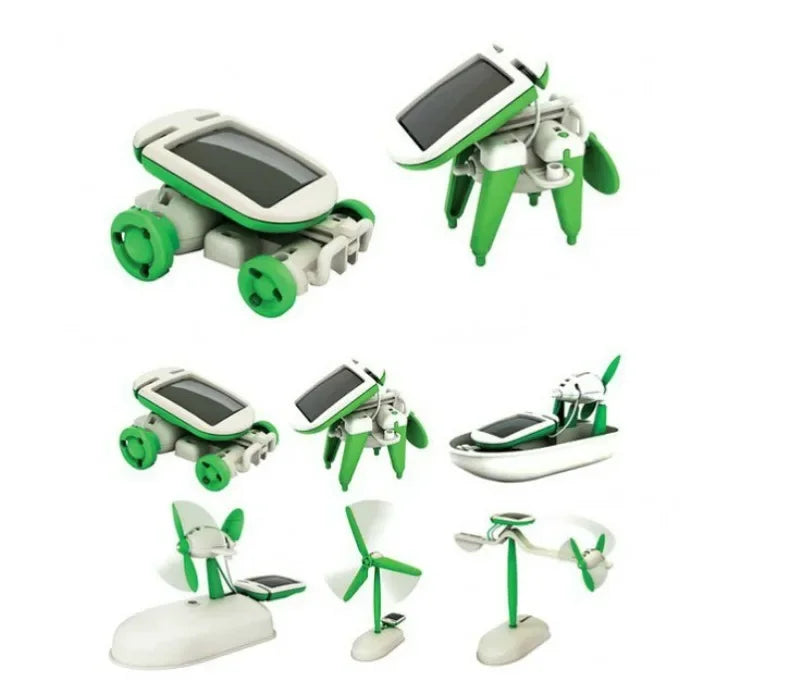 6-in-1 Educational Solar Robot & Vehicle Kit