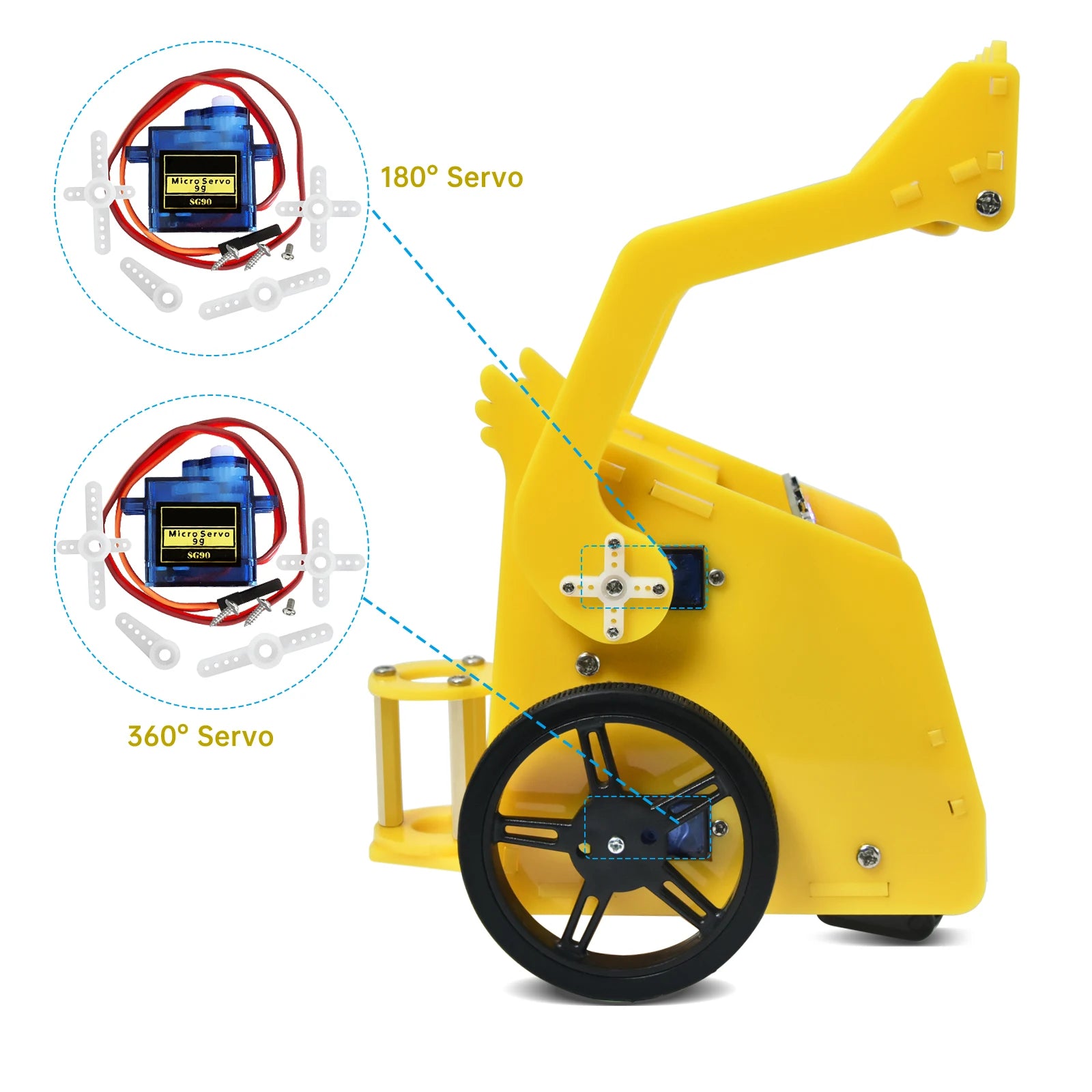 Small Robot Car with Graphical Programming