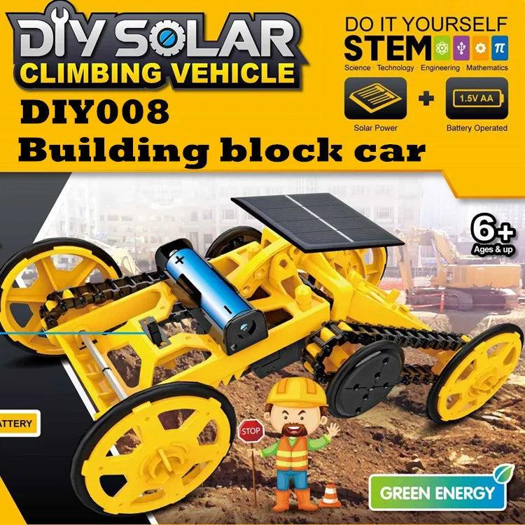 Electric 4WD Climbing Vehicle Kit - Solar & DIY