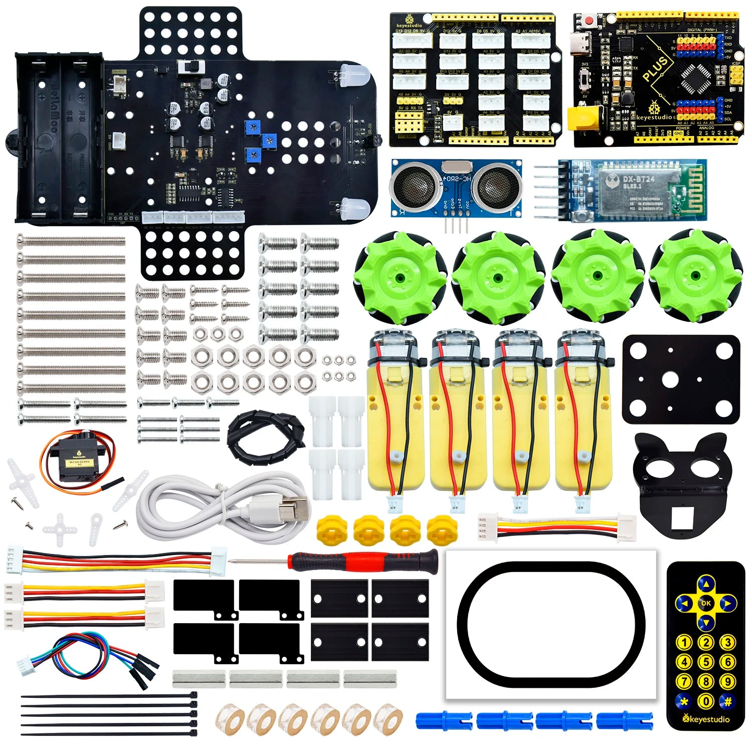 Mecanum Robot 4WD Car Kit for Arduino