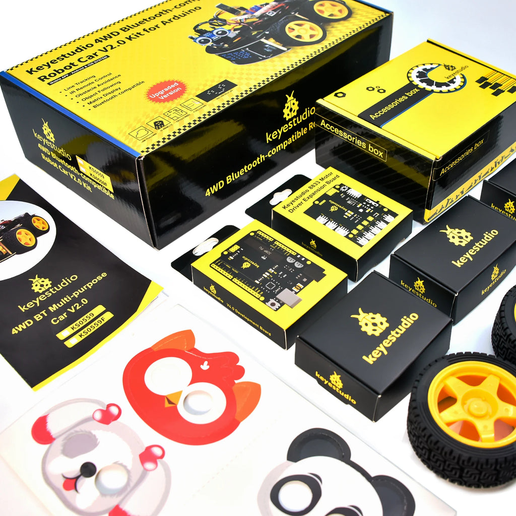 4WD Multi BT Robot Car Kit V2.0 (Upgraded Edition)