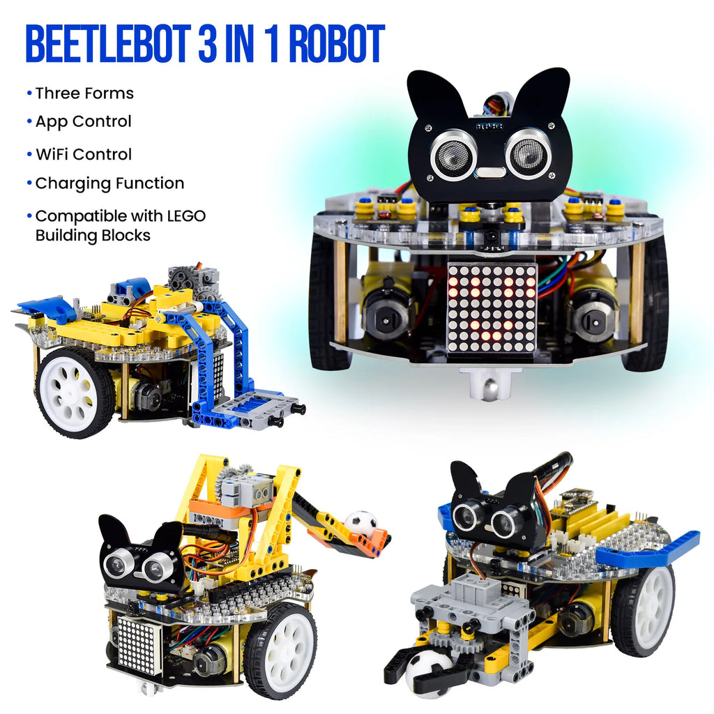 Beetlebot 3-in-1 STEM Robot Car Kit