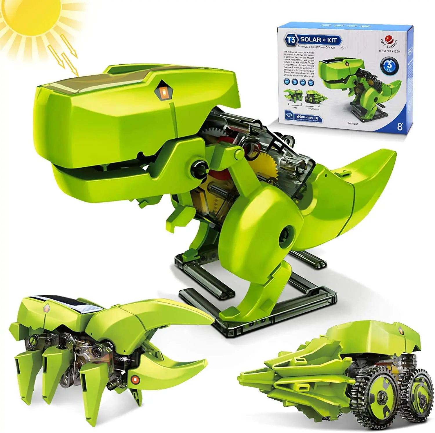 Dinosaur Robotics Kit (Solar Powered)