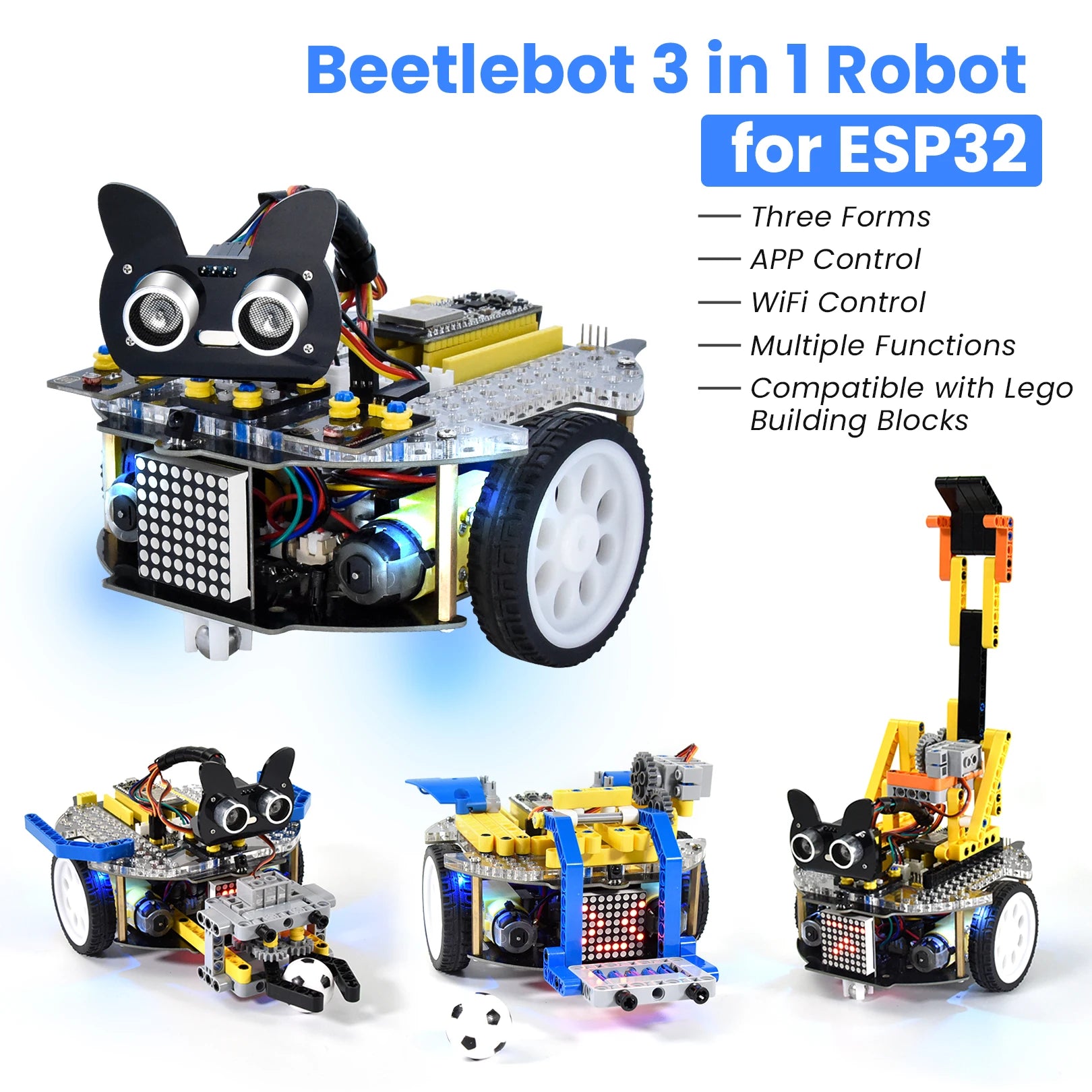 Beetlebot 3-in-1 STEM Robot Car Kit