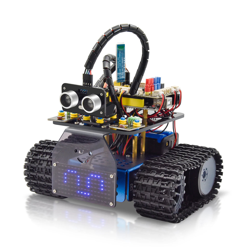 Mini Tank Robot Car Kit with Remote/App Control