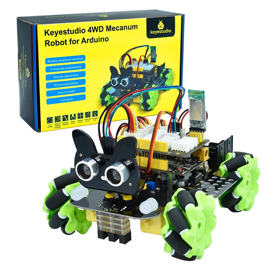 Mecanum Robot 4WD Car Kit for Arduino