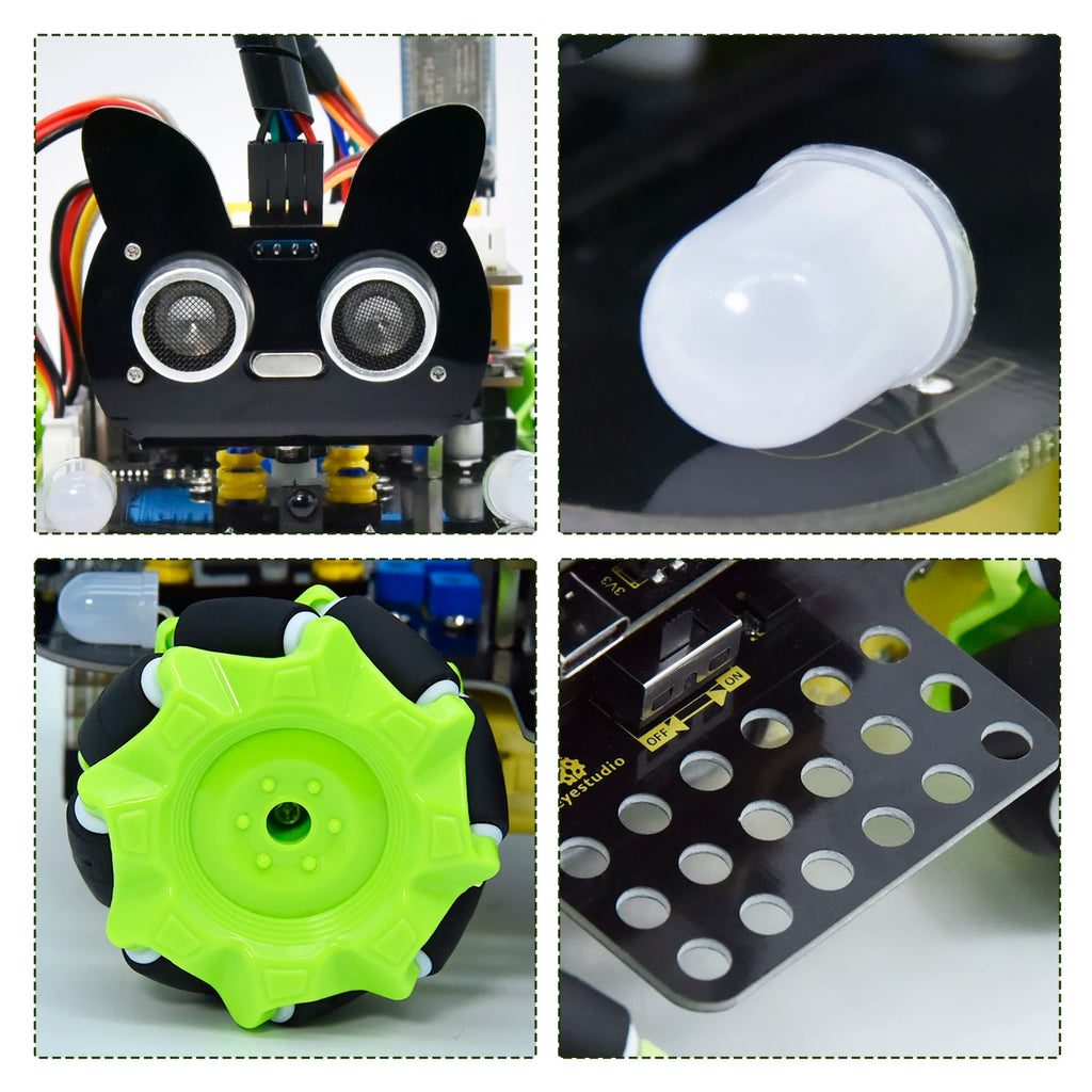 Mecanum Robot 4WD Car Kit for Arduino
