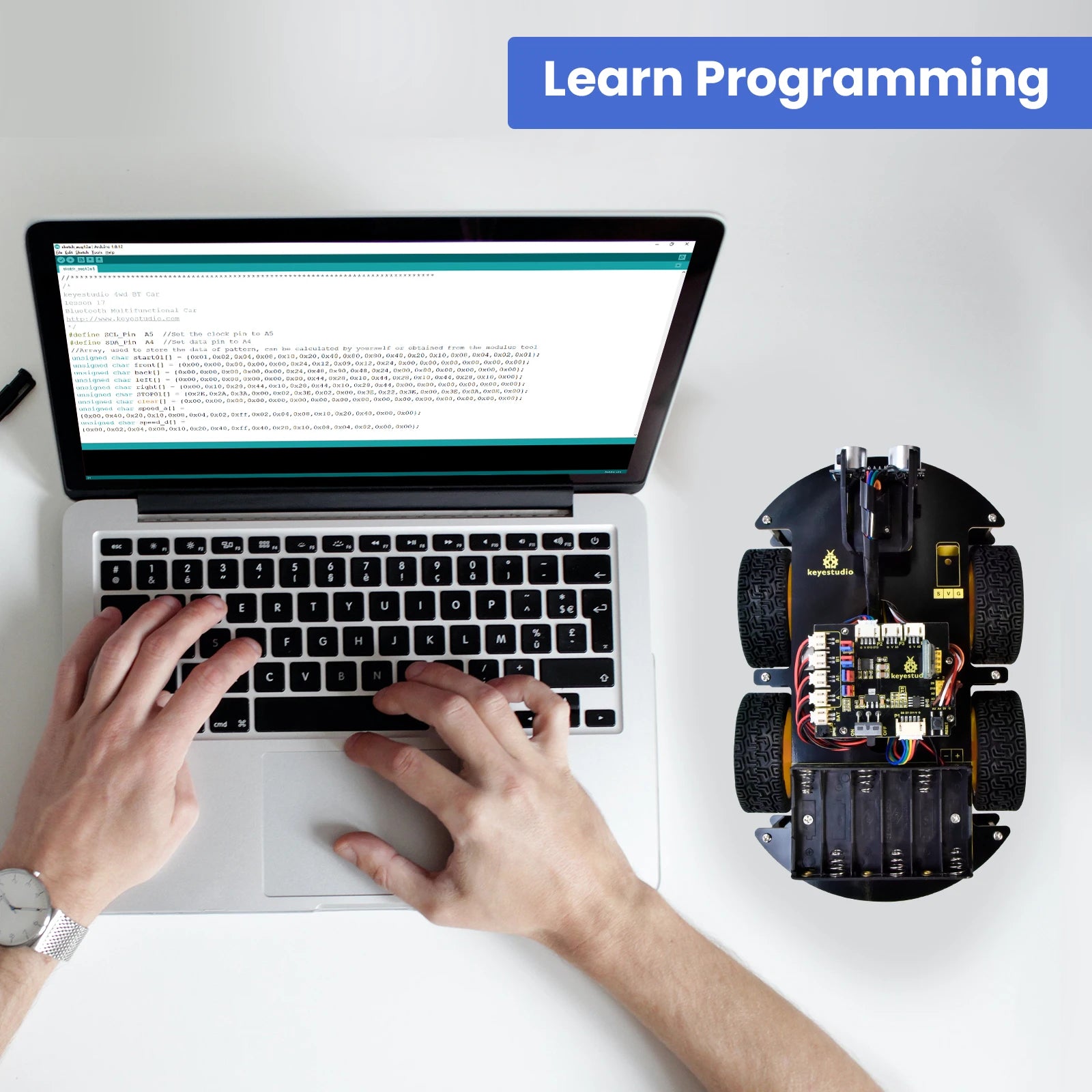 4WD Multi BT Robot Car Kit V2.0 (Upgraded Edition)