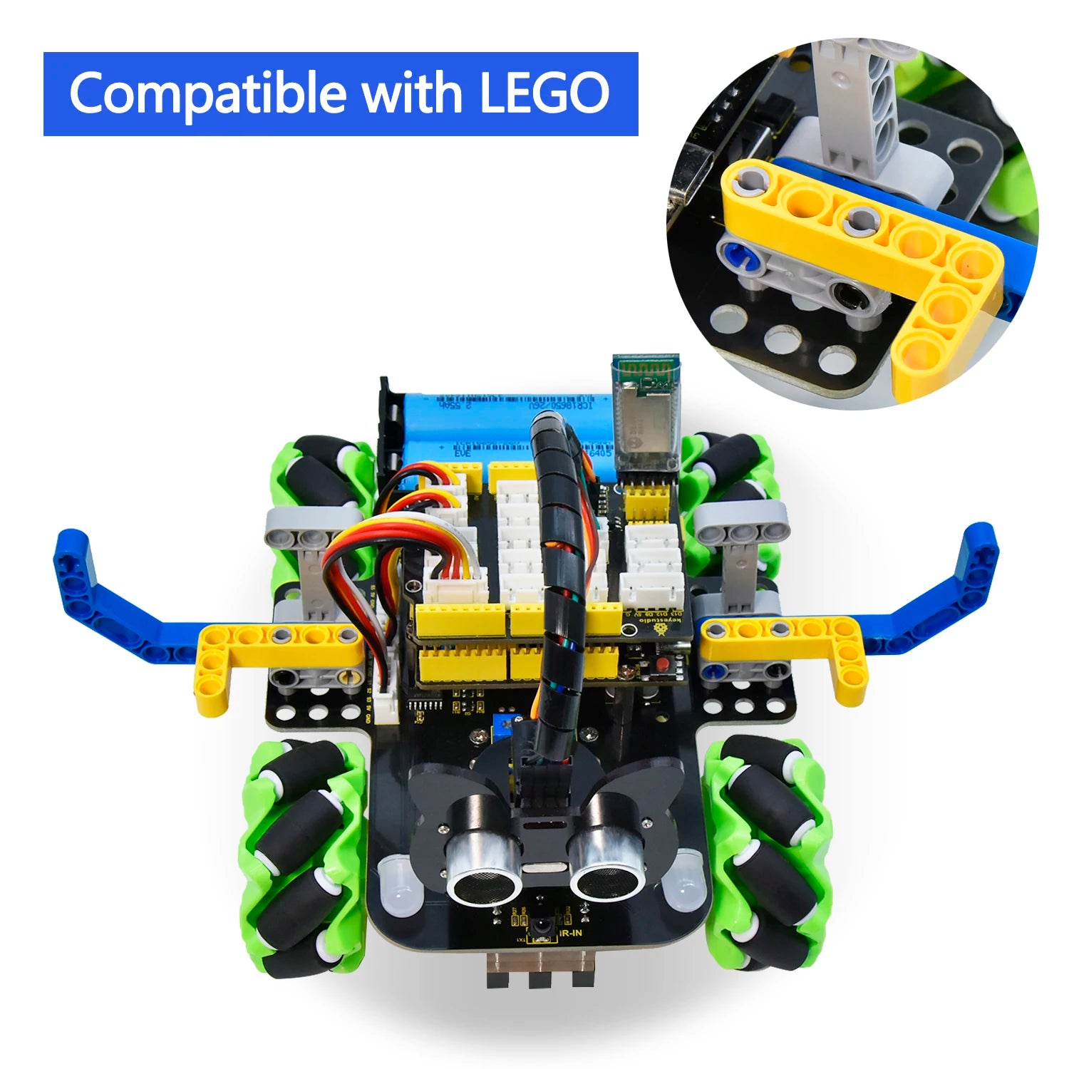 Mecanum Robot 4WD Car Kit for Arduino