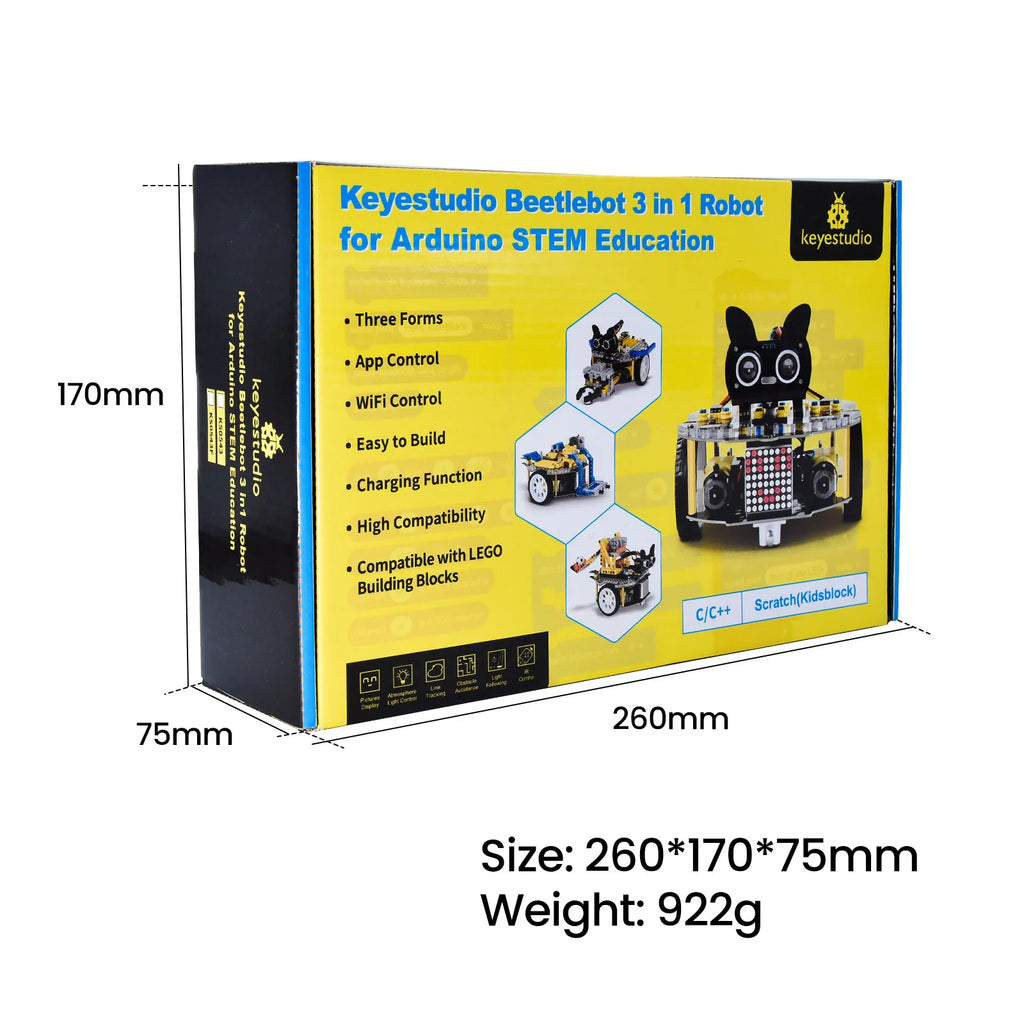 Beetlebot 3-in-1 STEM Robot Car Kit