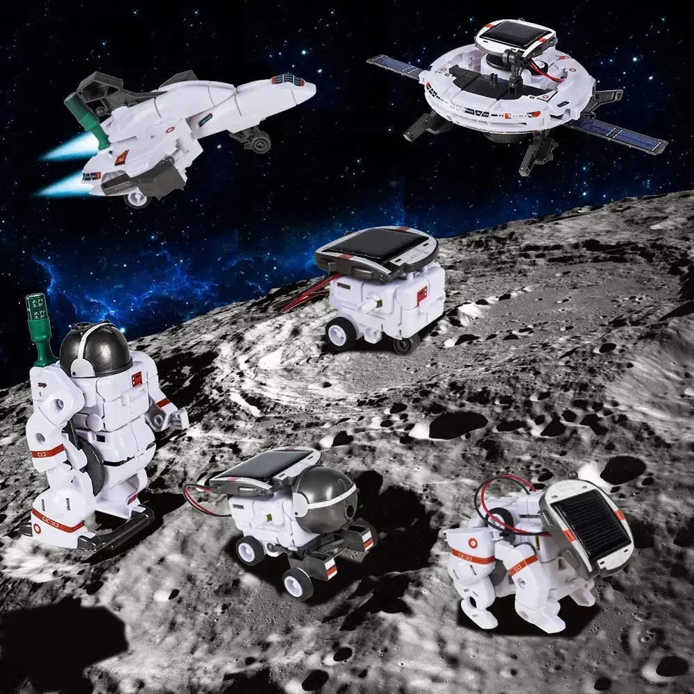 6-in-1 Educational Solar Space Fleet Building Kit