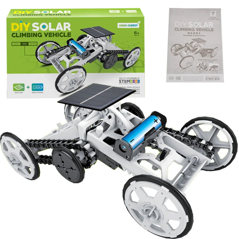Electric 4WD Climbing Vehicle Kit - Solar & DIY