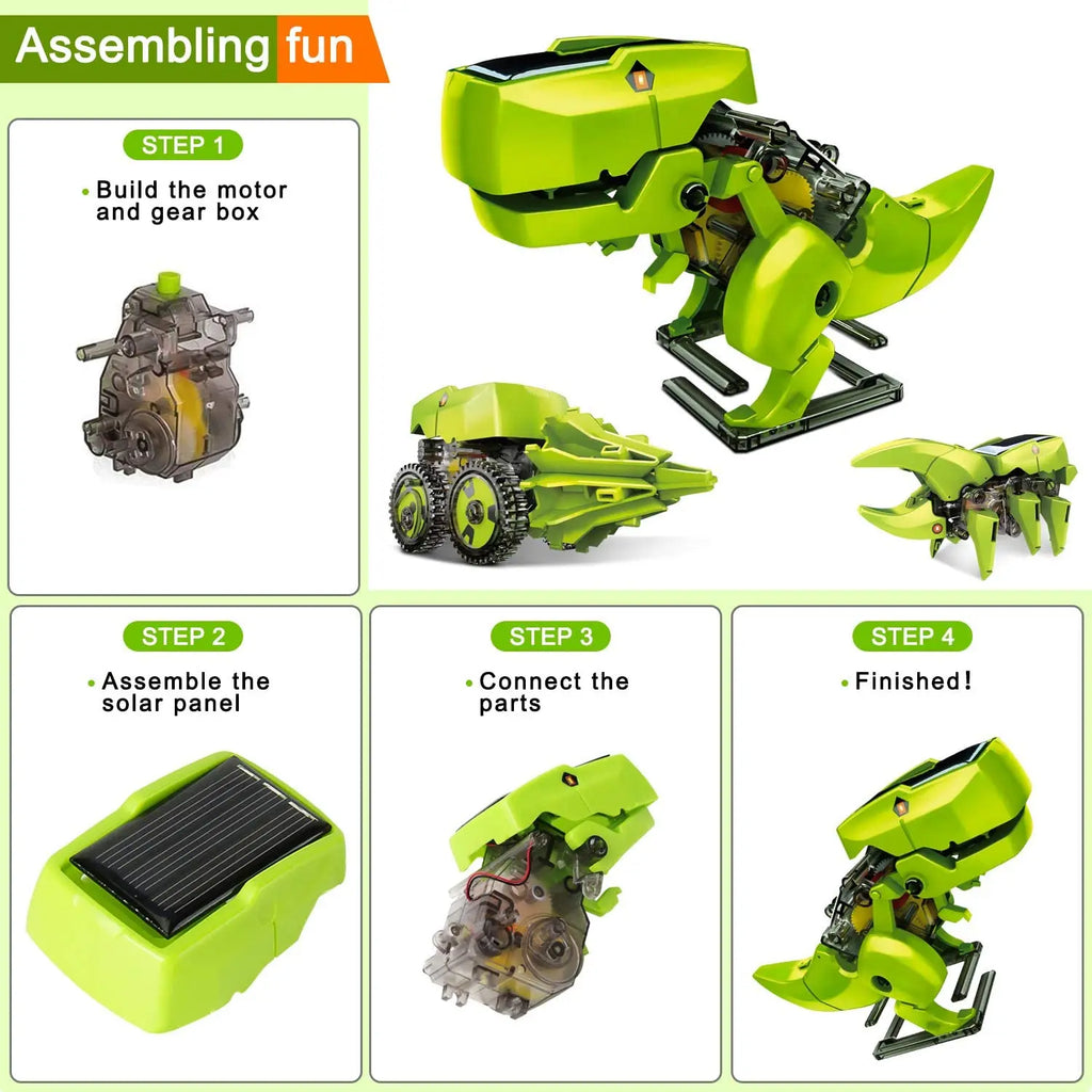 Dinosaur Robotics Kit (Solar Powered)
