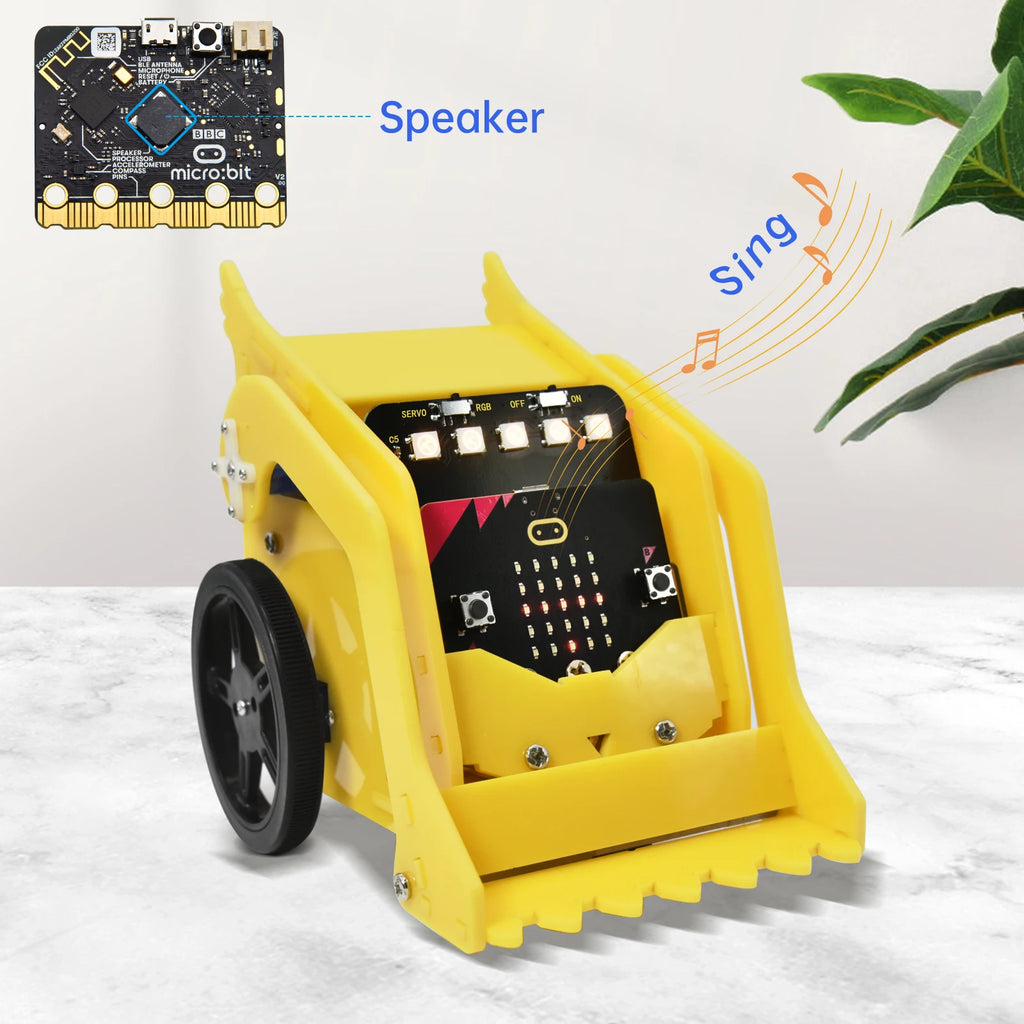 Small Robot Car with Graphical Programming