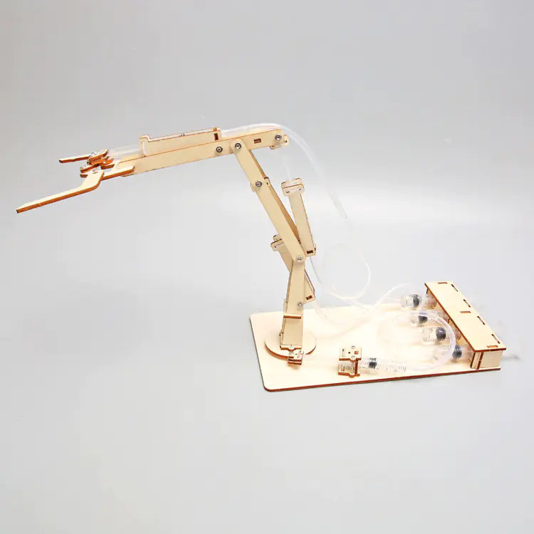 DIY Hydraulic Robot Arm Kit for Kids – Build Your Own Mechanical Claw | STEM Science Engineering Toy | No Batteries Required (Ages 8-14)