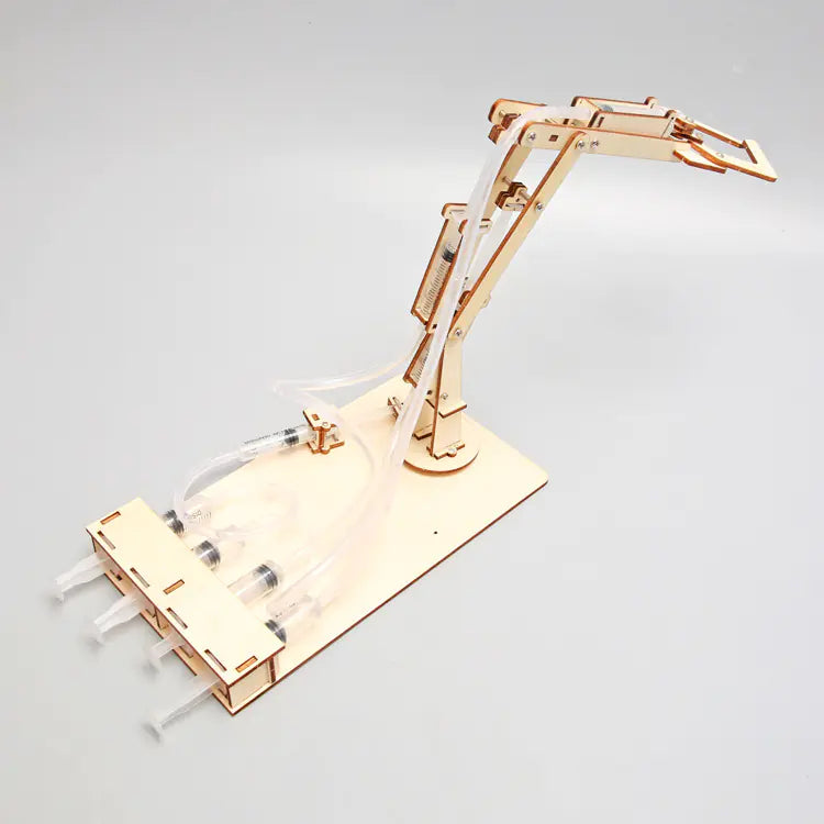 DIY Hydraulic Robot Arm Kit for Kids – Build Your Own Mechanical Claw | STEM Science Engineering Toy | No Batteries Required (Ages 8-14)