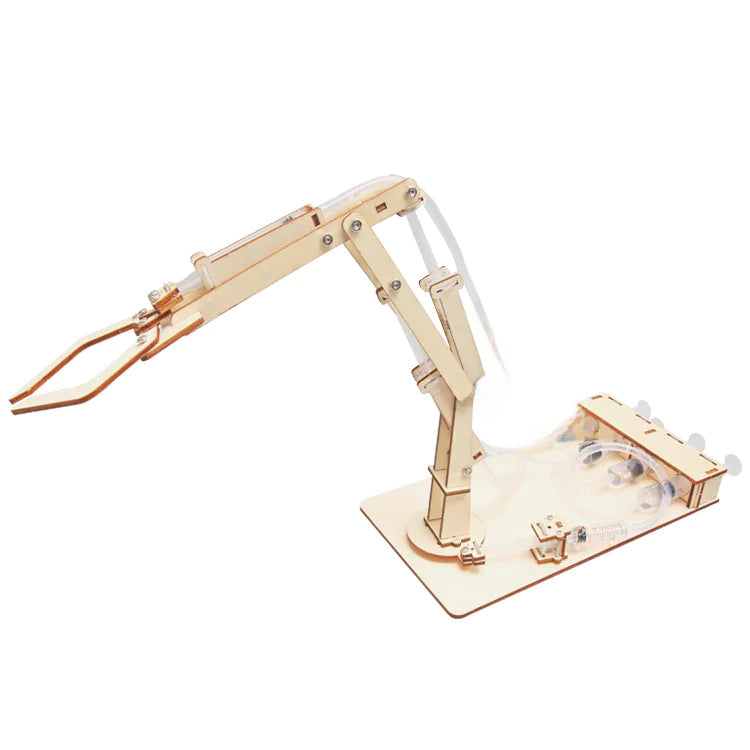 DIY Hydraulic Robot Arm Kit for Kids – Build Your Own Mechanical Claw | STEM Science Engineering Toy | No Batteries Required (Ages 8-14)